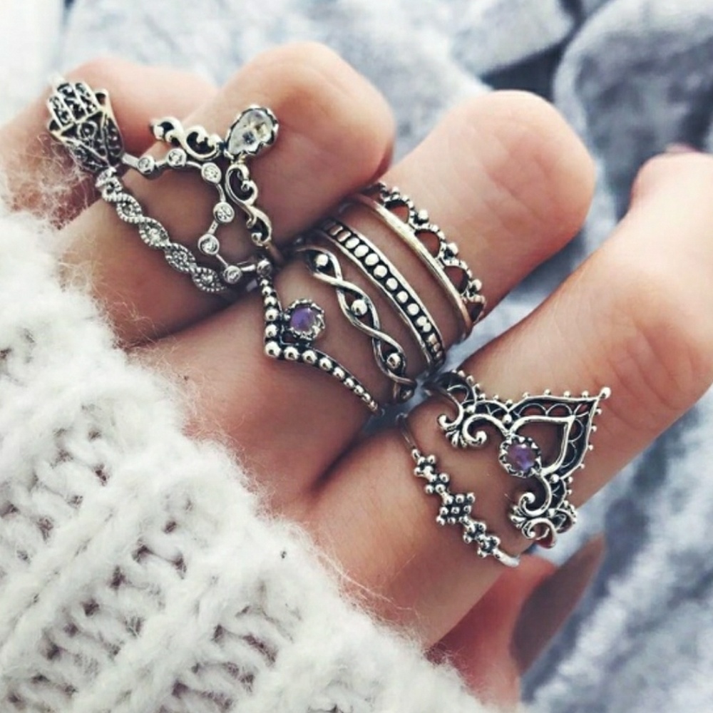 10 Piece Ring Set